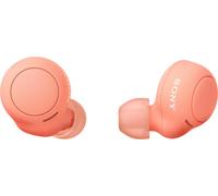 Sony WF-C500, Bluetooth In-Ear, nespojená sluchátka, nabíjecí pouzdro, červeno-oranžová