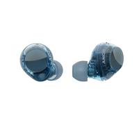 Sony WF-C710N Écouteurs sans fil antibruit, écouteurs légers, commandes tactiles, connexion multipoint, IPX4, batterie jusqu'à 40 heures, charge rapide, iOS et Android - Bleu verre (renouvelé)