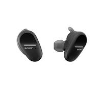 Sony WF-SP800N Ecouteurs sans fil bluetooth à réduction de bruit numérique, avec arcs de stabilisation pour le sport, resistant à l'eau et à la poussière, micro intégré pour appels, Noir