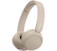 Sony WH-CH520 Micro-casque supra-auriculaire Bluetooth Stereo beige Suppression du bruit du microphone affichage de la charge de la batterie, micro-casque,