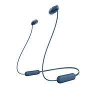 Sony WI-C100 - Écouteurs avec micro - intra-auriculaire - tour de cou - Bluetooth - sans fil - bleu Bleu