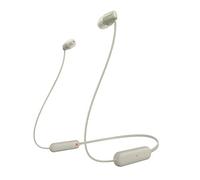 Sony WI-C100 Casque Sans fil Ecouteurs Appels/Musique Bluetooth Beige - Neuf