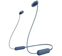 Sony WI-C100 - Écouteurs avec micro - intra-auriculaire - tour de cou - Bluetooth - sans fil - bleu Bleu