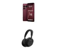 Sony Xperia 1 VIII - 6,5" 19,5:9 FHD+ HDR OLED 120Hz, Triple Objectif avec Nouveau téléobjectif, Xperia AI, Batterie 2 Jours, Audio 3,5 mm, Double SIM, Rouge Grenat + WH1000XM6