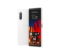Sony Xperia 10 IV (Smartphone 5G, écran OLED 6", triple caméra, prise audio 3, 5 mm, batterie 5000 mAh, double SIM hybride), blanc