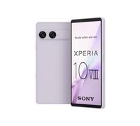Sony Xperia 10 VIII | Smartphone léger avec Une Grande autonomie | Écran OLED 6,1" 120 Hz, appareil photo 16/24/48 mm, prise 3,5 mm, IA, Double SIM hybride, Misty Lilac