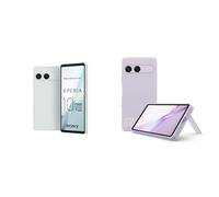 Sony Xperia 10 VIII | Smartphone léger - Longue autonomie - Blanc givré + Housse