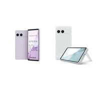 Sony Xperia 10 VIII | Smartphone léger - Longue autonomie - Lilas Brumeux + Housse