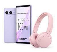 Sony Xperia 10 VIII | Smartphone léger - Longue autonomie - Lilas Brumeux + WHCH530