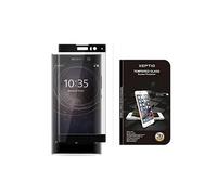 Sony Xperia XA2 4G : Protection d'écran en verre trempé FULL cover noir - Tempered glass Screen protector 9H premium / Films vitre Protecteur d'écran