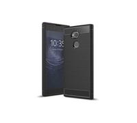 Sony Xperia XA2 ULTRA 4G - Coque Protection arrière noire Carbone smartphone UltimKaz pour Sony Xperia XA 2 ULTRA smartphone 2018 - Accessoires