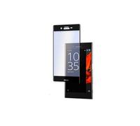 Sony Xperia XZ 4G : Protection d'écran en verre trempé FULL Cover noir - Tempered glass Screen protector 9H premium / Films vitre Protecteur d'écran
