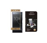 Sony Xperia XZ1 4G : Protection d'écran en verre trempé FULL COVER DORE - Tempered glass Screen protector 9H premium / Films vitre Protecteur d'écran