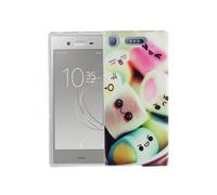 Sony Xperia XZ1 Housse Étui Téléphone Protection Sac Coque Bumper Coloré