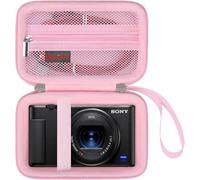 Sony Zv-1 / Zv-1F / Zv-1 Ii Étui De Transport Pour Appareil Photo Numérique, 4K Video Streaming Camera Hard Travel Housse De Rangement Sac De Rangement Rack De Rangement. Rose
