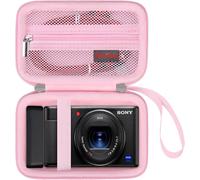 Sony ZV-1/ZV-1F/ZV-1 II étui de Transport pour Appareil Photo numérique,4K Video Streaming Camera Hard Travel Housse de Rangement Sac de Rangement Rack de Rangement. Rose