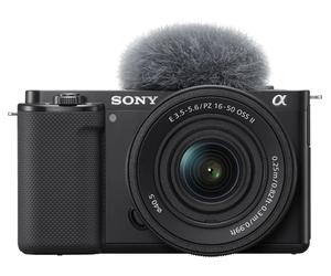 Sony ZV-E10 + E PZ 16-50mm F3.5-5.6 OSS II MILC 24,2 MP CMOS 6000 x 4000 pixels Noir