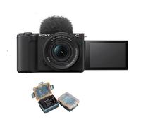Sony ZV-E10 II + 16-50mm f/3.5- 36 OSS II (Noir)+Batterie Kingma (Sony NP-FZ100)