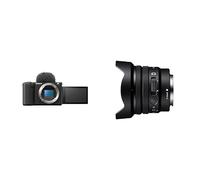 Sony ZV-E10 II | Appareil Hybride à objectifs interchangeables APS-C E PZ 10-20 mm F4 G | Objectif Ultra Grand Angle à Zoom motorisé Super35 / APS-C (SELP1020G) Noir