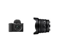 Sony ZV-E10 II | Appareil Hybride à objectifs interchangeables APS-C en kit avec Le E PZ 16-50mm II + E PZ 10-20 mm F4 G | Objectif Ultra Grand Angle à Zoom motorisé Super35 / APS-C Noir