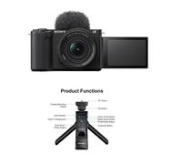Sony ZV-E10 II Kit 16-50mm II Noir+Kingma BM-SR4 WirelessTripod Grip