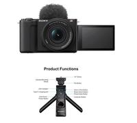 Sony ZV-E10 II Kit 16-50mm II Noir+Kingma BM-SR4 WirelessTripod Grip