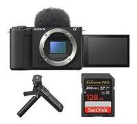 Sony ZV-E10 II Noir + Sony GP-VPT2BT Noir + SanDisk 128Go Extreme PRO UHS-I SDXC