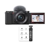 Sony ZV-E10 Kit 16-50mm Noir+trépied sans fil Kingma BM-SR4