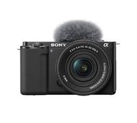 Sony ZV-E10K Systemkamera (APS-C) mit 16-50 mm f/3,5-5,6 II Power Zoom Kit-Objektiv - dreh- und schwenkbarer Bildschirm, Echtzeit-Augenautofokus, Ideal für Vlogger & Einsteiger