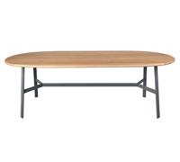 SO'O Table de salle à manger en chêne 220 × 95 cm (ovale) Intérieur Fermob - FERMOB 3276