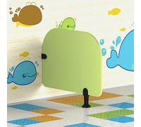 Sooar Enfant Cloison D'urinoir Jardin d'enfants Cloison de Toilette Cloison de Toilette À Écran d'urinoir Écran D'intimité Toilette (1 Article) (Color : Green)