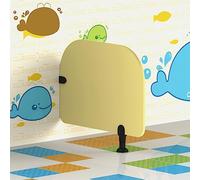 Sooar Enfant Cloison D'urinoir Jardin d'enfants Cloison de Toilette Cloison de Toilette À Écran d'urinoir Écran D'intimité Toilette (1 Article) (Color : Yellow)