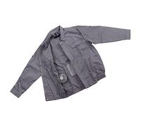 soobu Protection UV Efficace de Veste de Ventilateur de Refroidissement Silencieux de la Dissipation Thermique 5V de Vêtements Climatisés (Gris Clair)