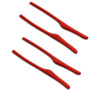 SOODASE 2 Paires Rouge Kit De Remplacement En Caoutchouc Pour Oakley Keel Tech/Blade Monture de Lunettes