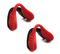 SOODASE 2 Pcs Rouge Remplacement des plaquettes nasales Pour Oakley EVZero Des lunettes de soleil