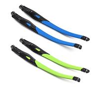 SOODASE Bleu/Vert Clair Caoutchouc Replacement Pieds de Cadre Noirs Transparents pour Oakley Crosslink Sweep/Switch Cadre de Lunettes