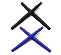 SOODASE Noir/Bleu foncé Kit caoutchouc silicone de rechange Pour Oakley Square Wire 2.0 Des lunettes de soleil