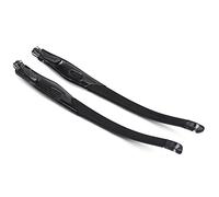 SOODASE Noir Caoutchouc Replacement Pieds de Cadre Noirs Transparents pour Oakley Crosslink Sweep/Switch Cadre de Lunettes