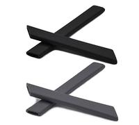 SOODASE Noir/Gris Kit caoutchouc silicone de rechange Pour Oakley Split Jacket Des lunettes de soleil