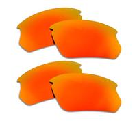 SOODASE Pour Oakley BiSphaera Lunettes de Soleil Rouge 2 Paires Polarisation Verres de Remplacement