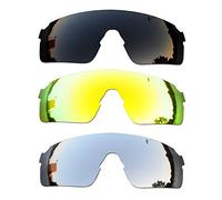 SOODASE pour Oakley EVZero Blades des Lunettes de Soleil Noir/Doré/Argenté Verres de Remplacement polarisés