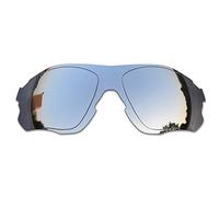 SOODASE Pour Oakley EVZero Des lunettes de soleil Argenté Verres de remplacement polarisés