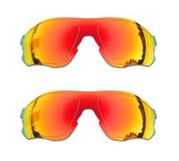 SOODASE Pour Oakley EVZero Des lunettes de soleil Rouge 2 Paires Verres de remplacement polarisés