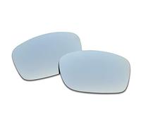 SOODASE Pour Oakley Fives SquaRouge Des lunettes de soleil Argenté Verres de remplacement polarisés