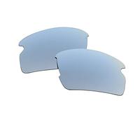 SOODASE Pour Oakley Flak 2.0 Des lunettes de soleil Argenté Verres de remplacement polarisés