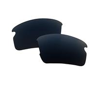 SOODASE Pour Oakley Flak 2.0 Des lunettes de soleil Noir Verres de remplacement polarisés