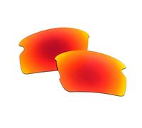 SOODASE Pour Oakley Flak 2.0 Des lunettes de soleil Rouge Verres de remplacement polarisés