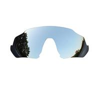 SOODASE Pour Oakley Flight Jacket Des lunettes de soleil Argenté Verres de remplacement polarisés