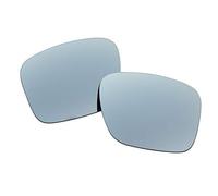 SOODASE Pour Oakley Holbrook XL Des lunettes de soleil Argenté Verres de remplacement polarisés