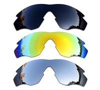 SOODASE Pour Oakley M2 Des lunettes de soleil Noir/Doré/Argenté Verres de remplacement polarisés
